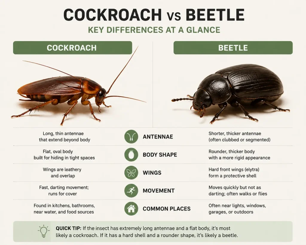 cockroach look alikes