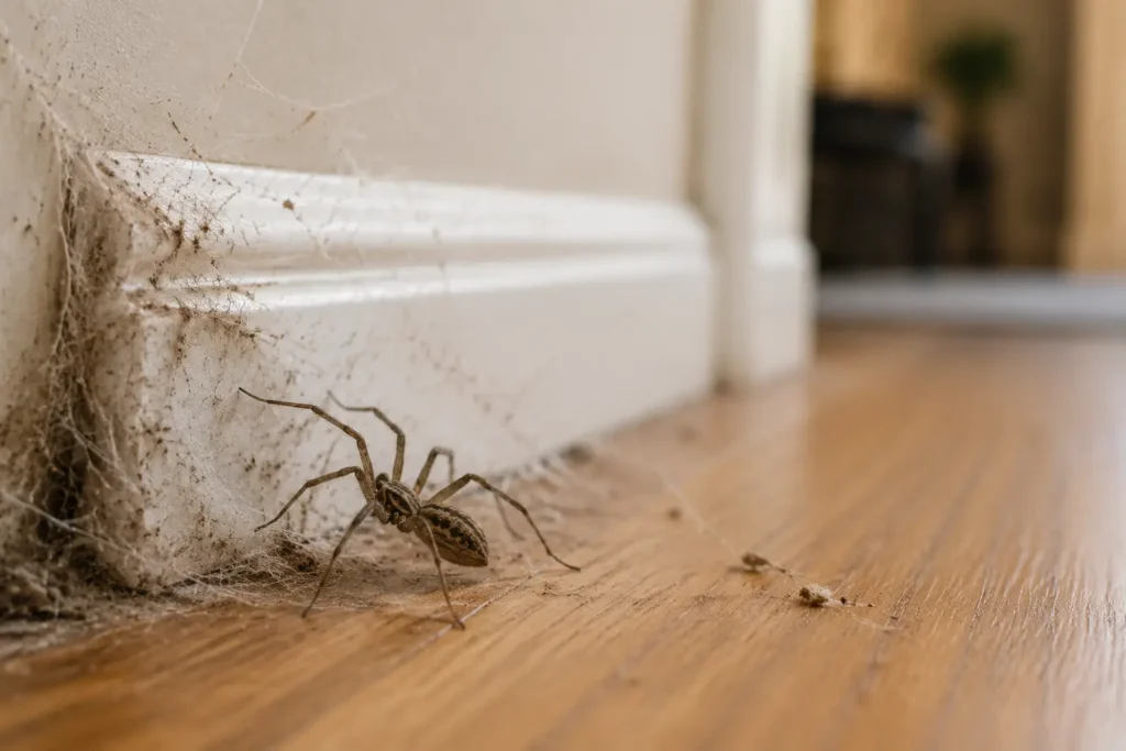 too many spiders in my house